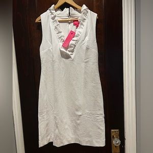 Lilly Pulitzer White Ribbed Dress